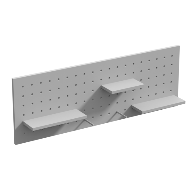 Panel perforado