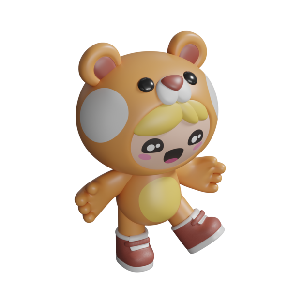 Personaje de oso