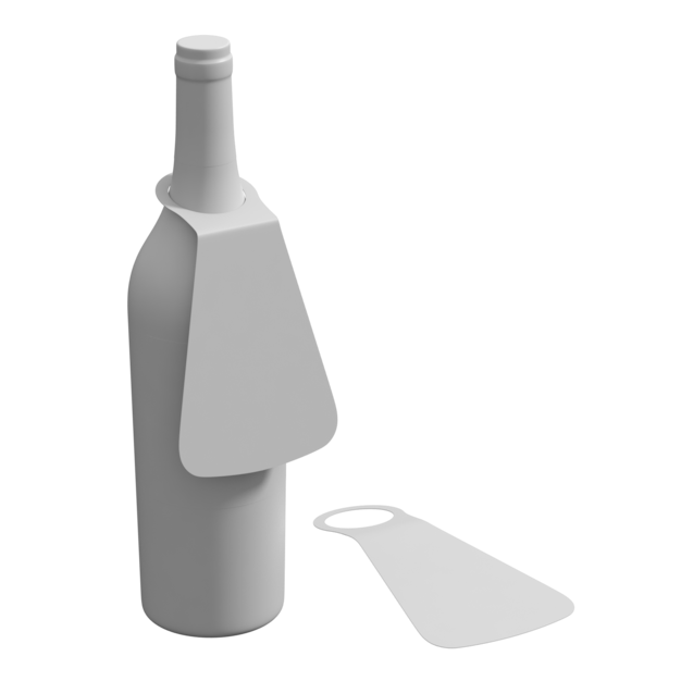 Bouteille avec étiquette
