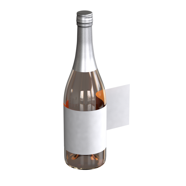 Botol dengan Label
