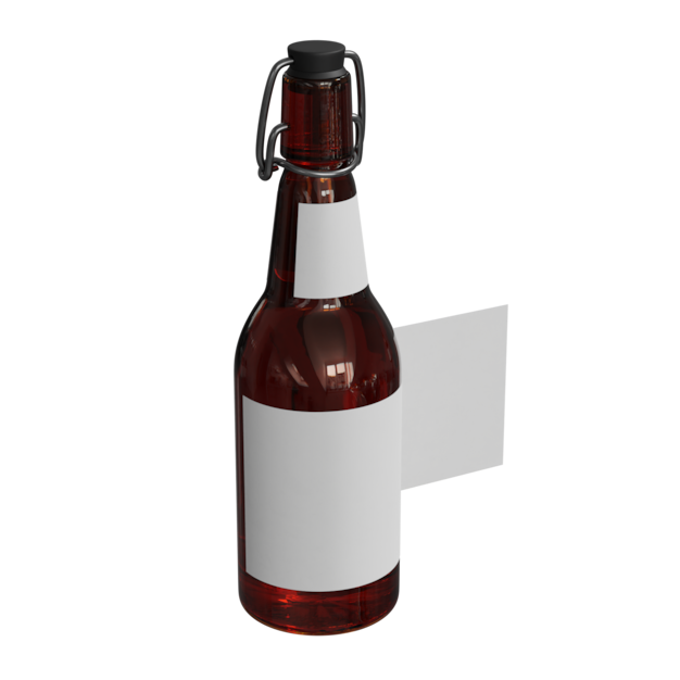 Botol dengan Label