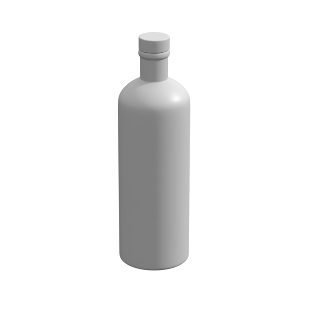 Botella con corcho