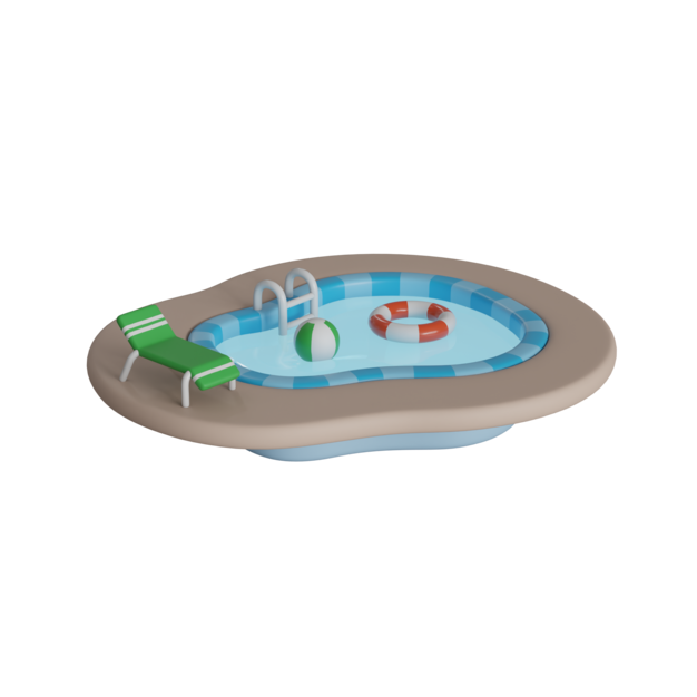 El icono de la piscina