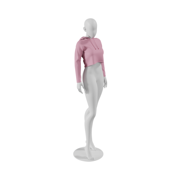 Crop Top Kapüşonlu