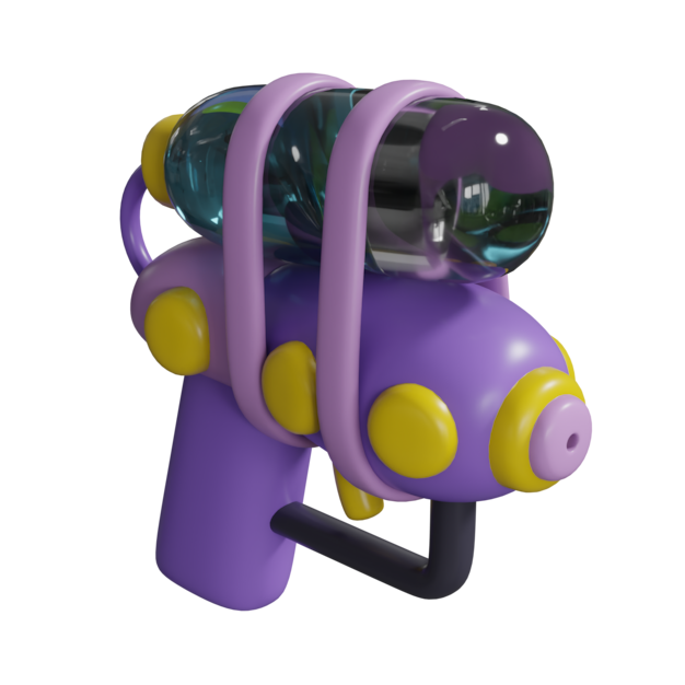 El icono de la pistola de agua