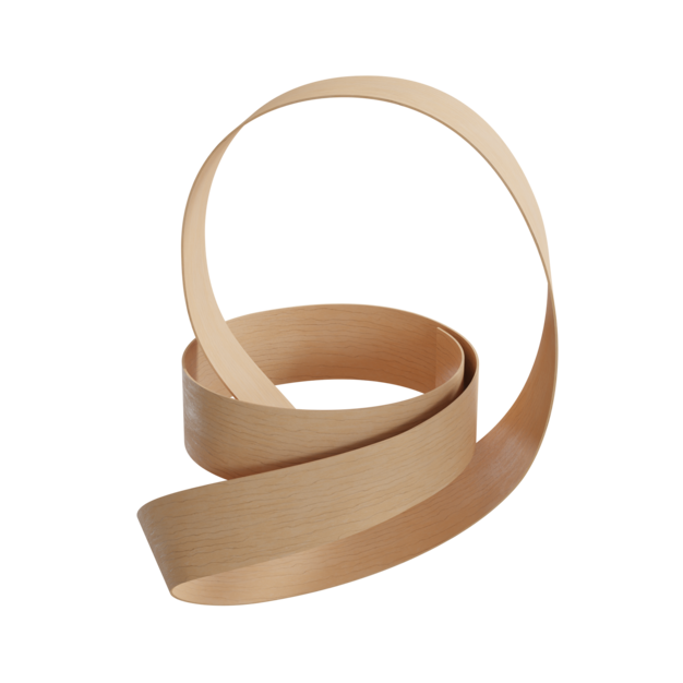 Forma espiral de madera