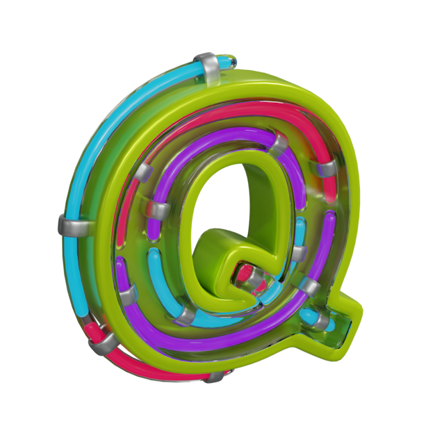 Led Letter Q-ikon