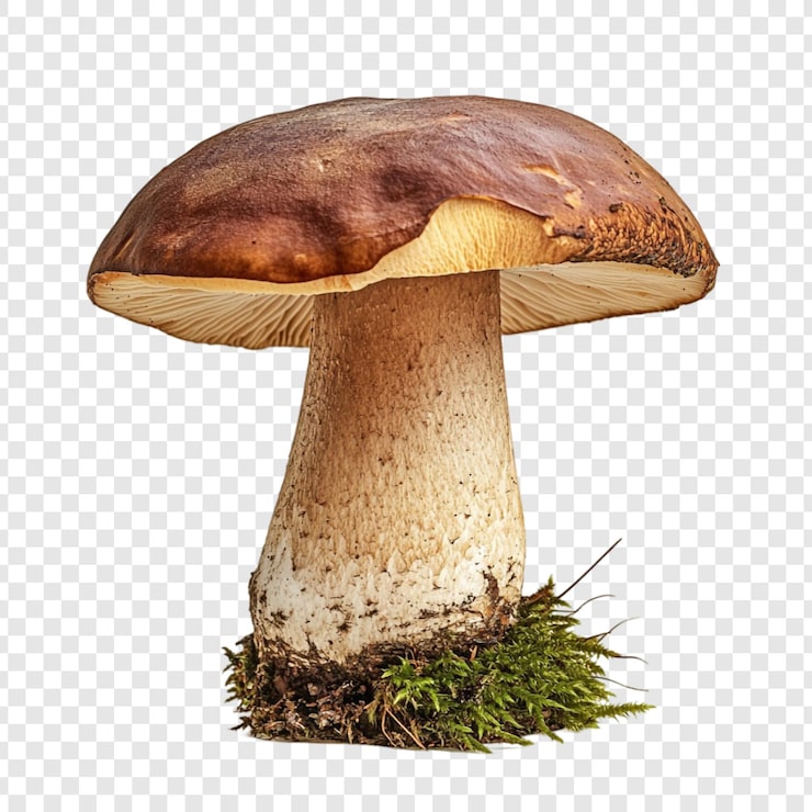 Bezpłatny plik PSD majestic porcini mushroom z bliska