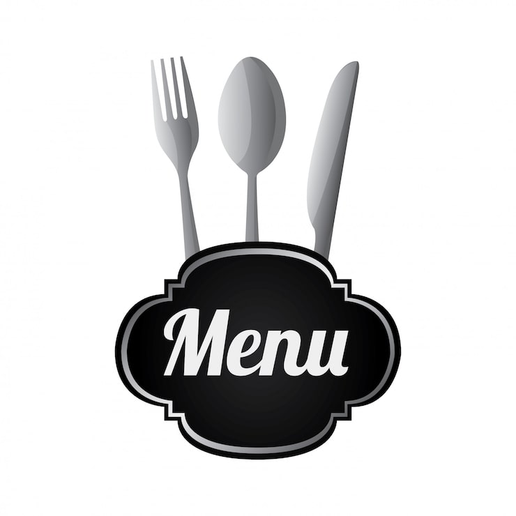 Bezpłatny plik Wektor srebra menu