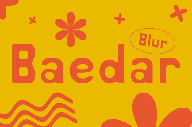 Baedar Blur Regular