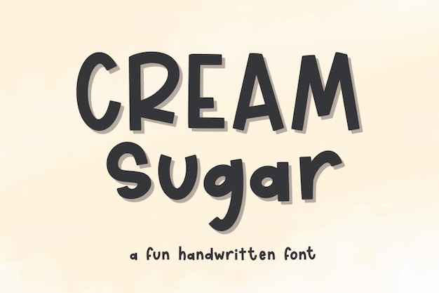 Cream Sugar