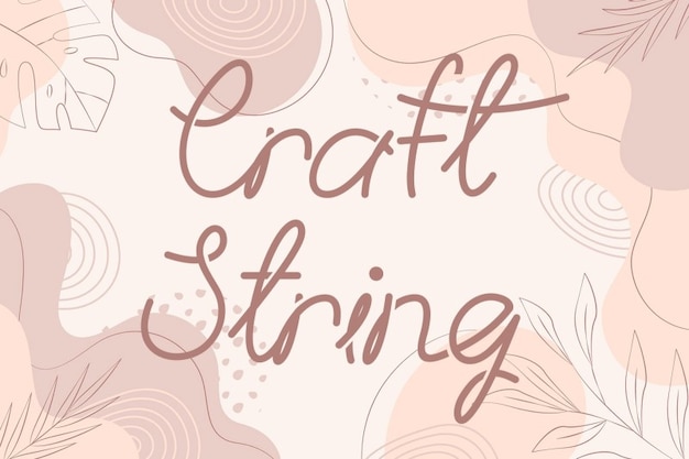 Craft String