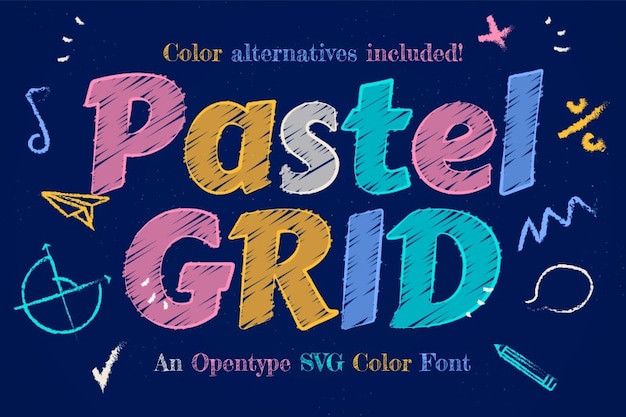 Pastel Grid