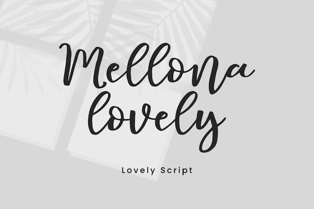 Mellona Lovely Script
