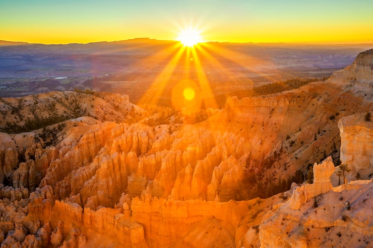 Foto gratuito anfiteatro de inspiration point, bryce canyon national park, utah, ee.uu.
