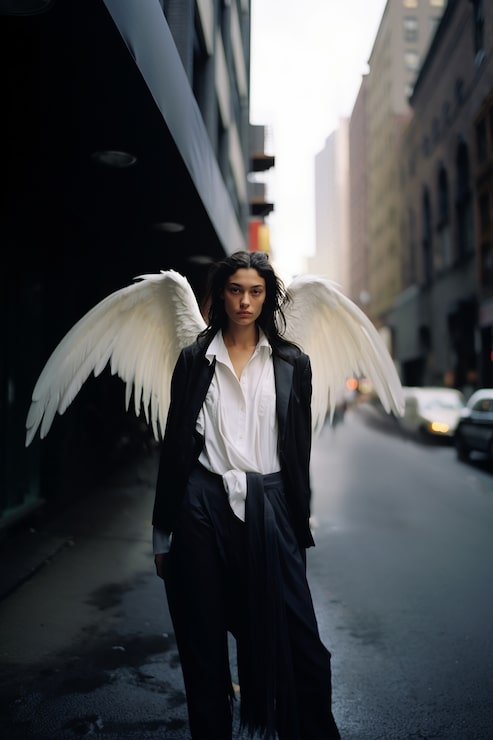 Foto gratuito ángel ai generado