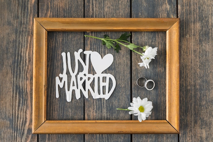 Foto gratuito anillos de bodas con adornos