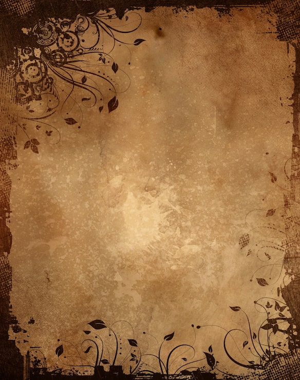 Foto gratuito antecedentes de la vendimia con diseño floral del grunge
