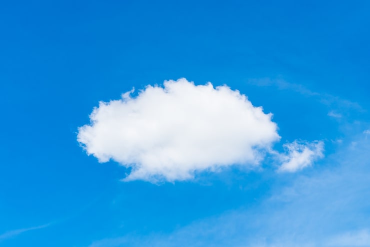 Photo Gratis awan putih di langit biru
