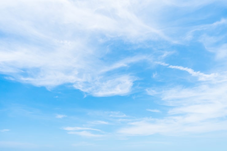 Photo Gratis awan putih di latar belakang langit