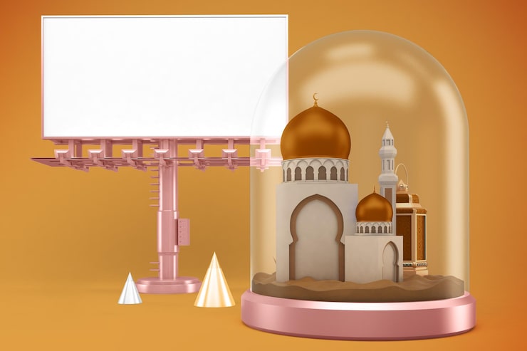 Photo Gratis billboard ramadan sisi depan