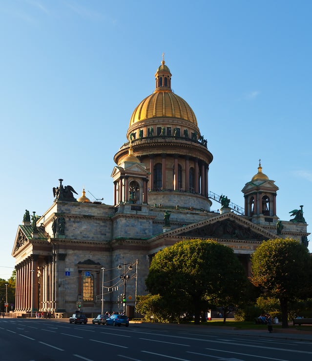 Foto gratuito catedral de san isaac en san petersburgo
