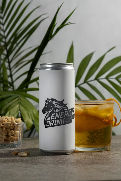 Photo Gratis close up minuman energi