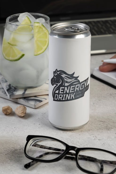 Photo Gratis close up minuman energi
