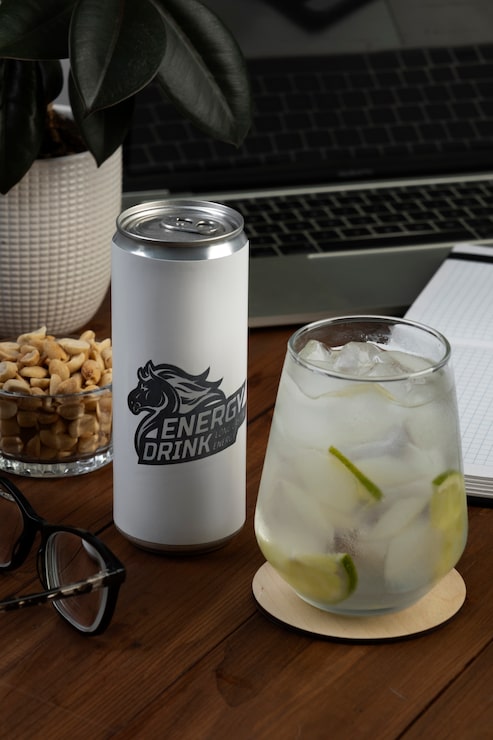 Photo Gratis close up minuman energi
