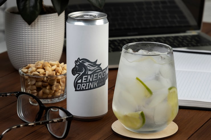 Photo Gratis close up minuman energi