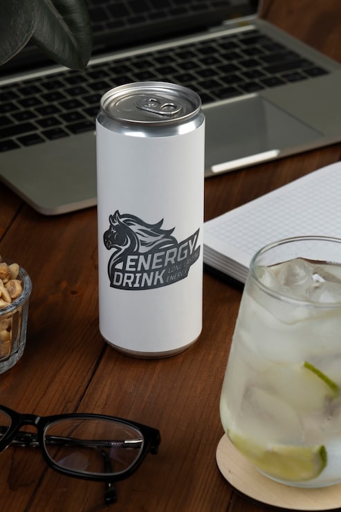 Photo Gratis close up minuman energi