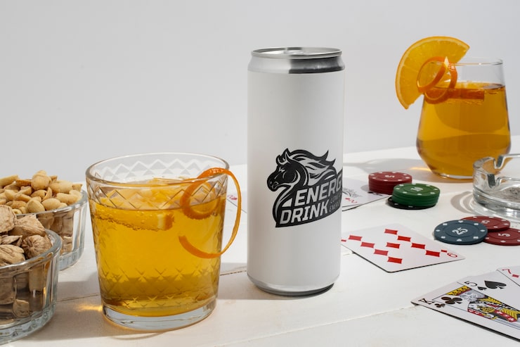 Photo Gratis close up minuman energi