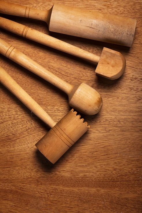 Foto gratuito cocina. utensilio de madera