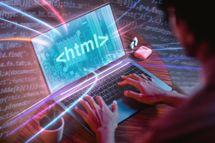 Foto gratuito collaje de antecedentes de programación
