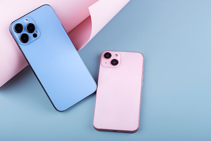 Foto gratuito composición elegante para el teléfono inteligente