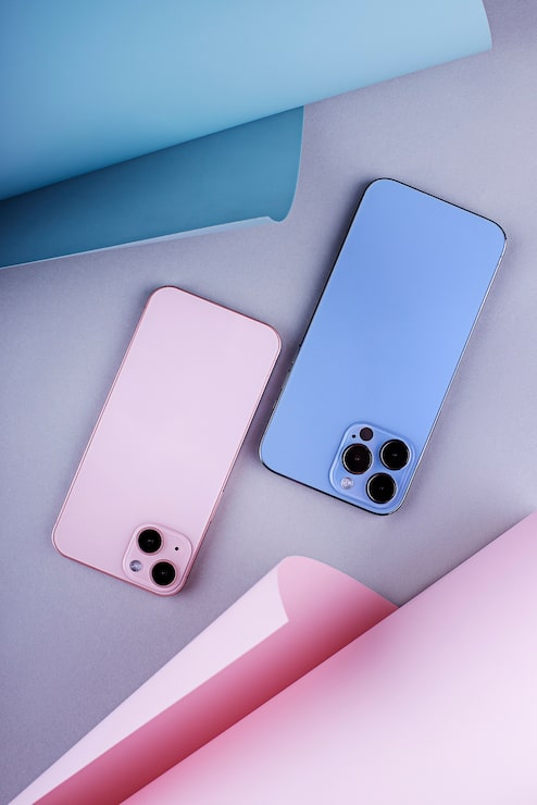 Foto gratuito composición elegante para el teléfono inteligente