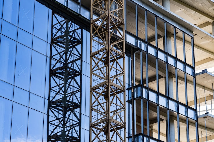 Foto gratuito construcción de edificios de arquitectura moderna