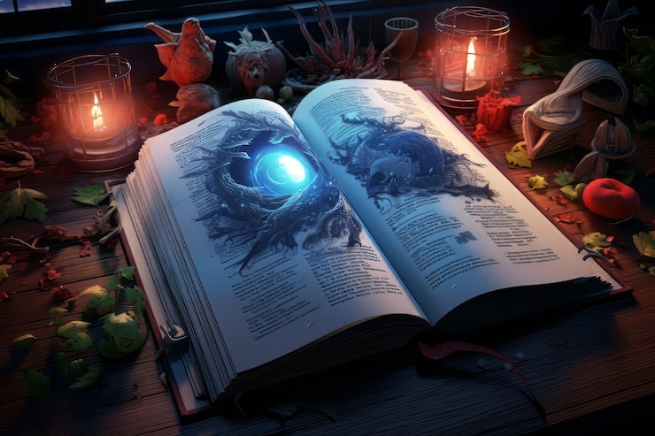 Foto gratuito el día internacional de la escena de la educación con estilo de fantasía.