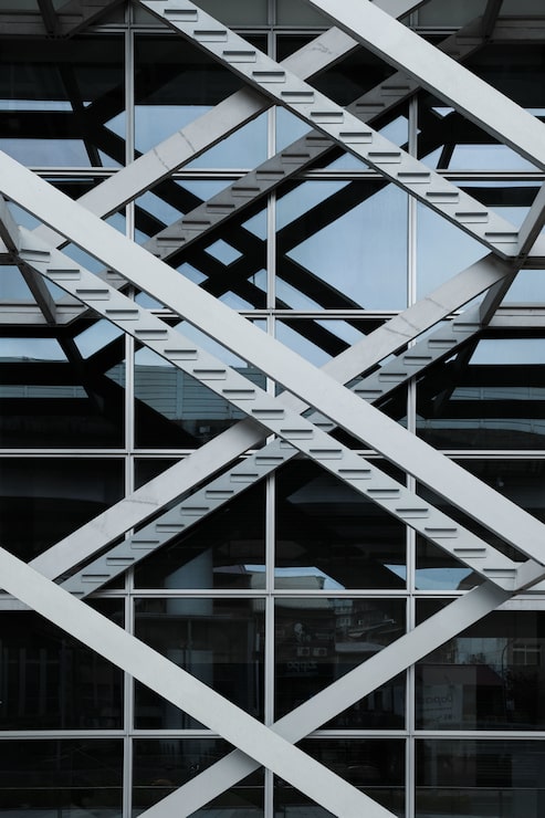 Foto gratuito diseño de arquitectura triple x de un edificio