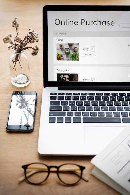 Photo Gratis e-commerce penjualan tanaman belanja online
