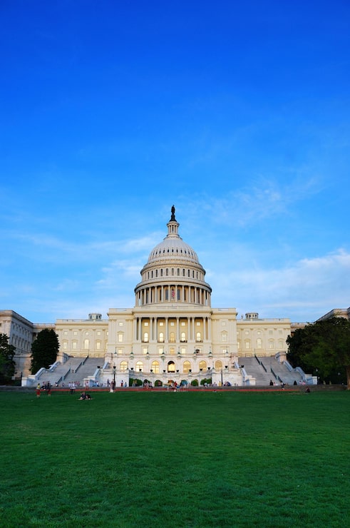 Foto gratuito edificio del capitolio de los estados unidos washington dc