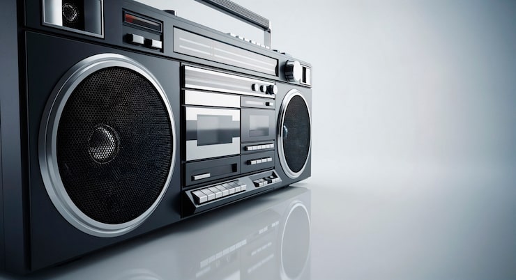 Foto gratuito estéreo de caja de sonido de época