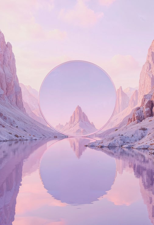 Foto gratuito la estética del lago de montaña púrpura