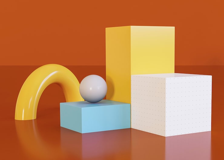 Foto gratuito fondo de formas geométricas varios cubos