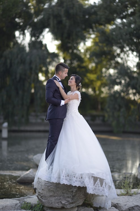 Photo Gratis foto pernikahan pasangan pengantin