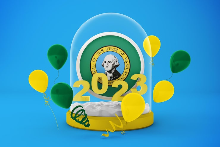 Foto gratuito globo de washington 2023