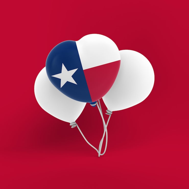 Foto gratuito globos tejanos