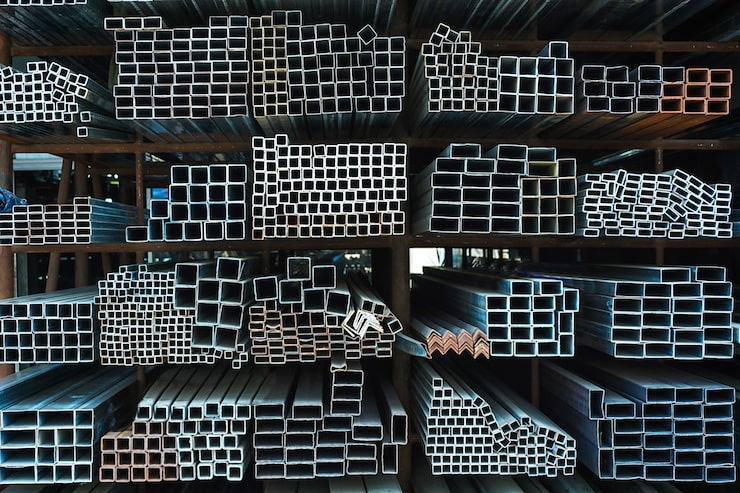 Foto gratuito gran almacén de una fábrica de acero
