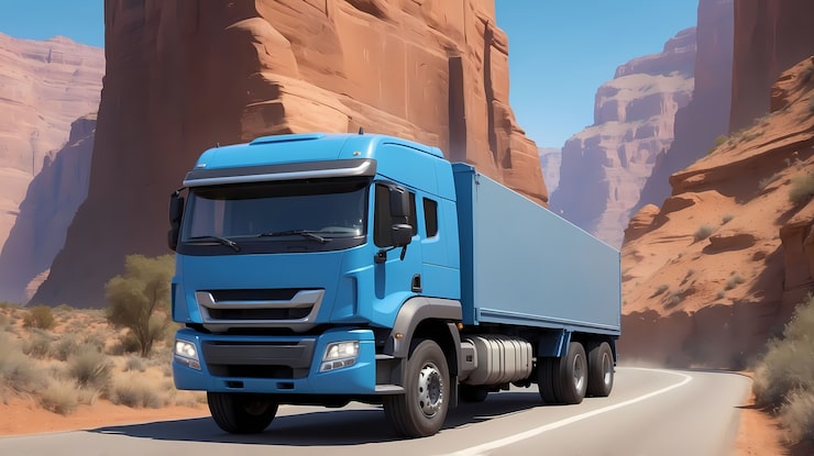 Photo Gratis ilustrasi seni digital truk