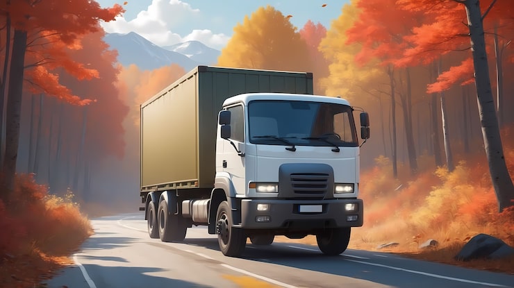 Photo Gratis ilustrasi seni digital truk